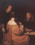 TERBORCH, Gerard The Card-Players (mk08) Germany oil painting artist